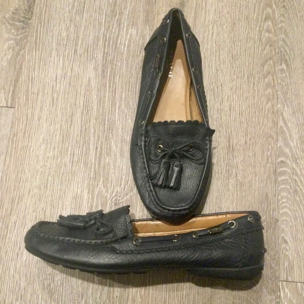 COACH LEATHER LOAFERS. Practically unworn. - Picture 3 of 7
